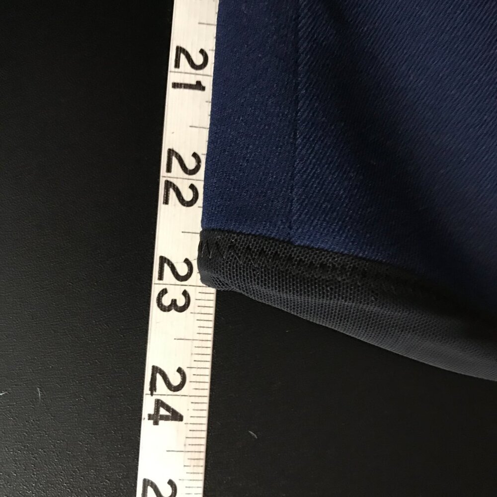 VTG Edelweiss Schoeller Switzerland Snow pants Stirrup 2 Navy Wool Blend Stretch - Picture 14 of 16
